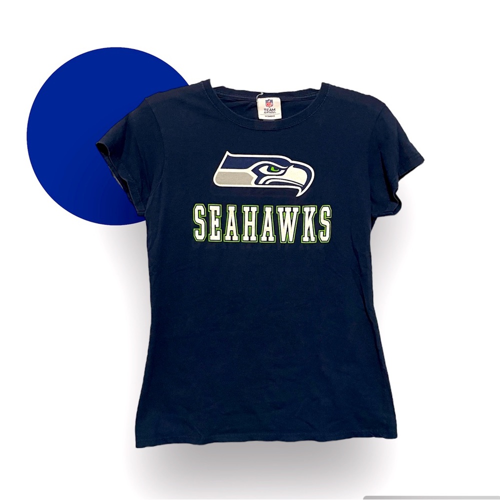 Women's Navy Seattle Seahawks T-Shirt